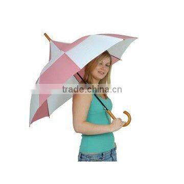 big top golf Umbrella - pink&white