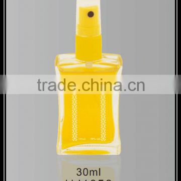 square spray perfume glass bottle