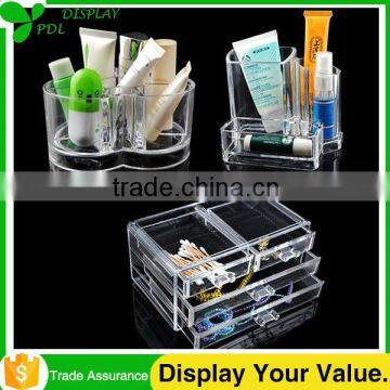 High Clear Custom Cosmetic Organizer Acrylic Clear