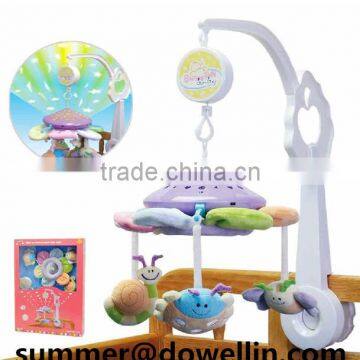 baby rattle toys.2014 new born baby gift set.with light and music