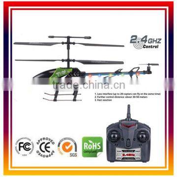 2.4G Mid Size 3.5 CH RC Metal Helicopter Gyro Remote Control Toy