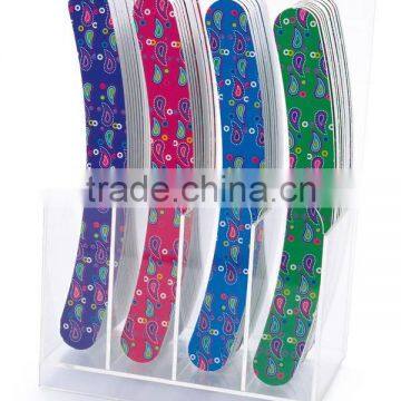 Cheap Beauty Care Personalized Abrasive Nail File With Display Case