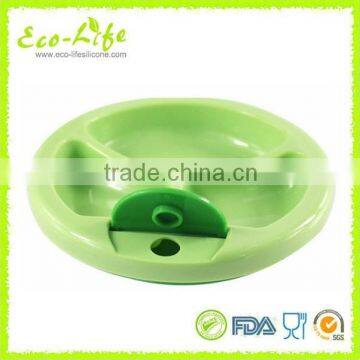Food Grade Food Warming Baby Kids Feeding Bowl Plate with Sucker