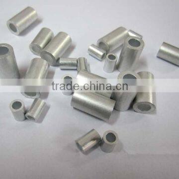 Wire clamp aluminium ferrule, round stop button