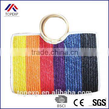Wholesale Straw Bags Decorate Straw Bag Beach Bag photo-4