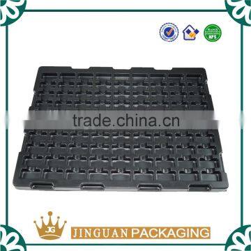 Customized ESD Electronic Component Black Blister Tray