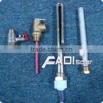 Compact Pressurized Solar Water Heater Accessories (Electric heater,Maenesium rod,T/P valve,Relief Valve)