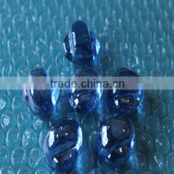 Conch Shape Glass Stones,blue Glass Stones