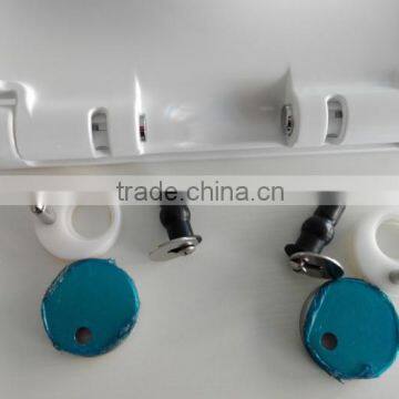 American Standard Luxury Round Metal Hinge Duroplast Toilet Seat-131 photo-5