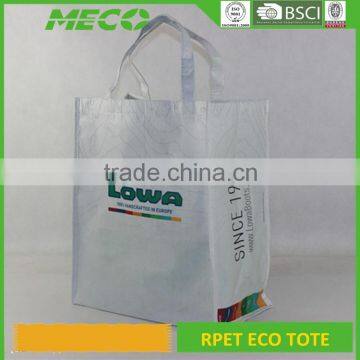 custom made eco-friendly shopping eco bag China, Recyclable RPET eco bag