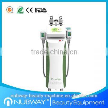 Multifunctional 5 handles cryolipolisis rf cavitacion, cavi lipo machine