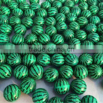 New design like a watermelor rubber jumping ball ,spiky rubber ball toys for kid2015