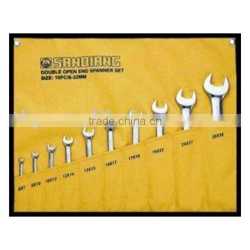 DOBLE OPEN END SPANNER SET