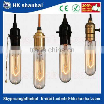 2016 Hot Sale 40W E26/E27/B22 T10 Clear Tubular Vintage Filament Edison Bulb Amber Tungsten Lamp photo-3