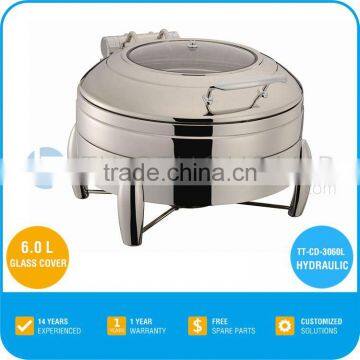 2017 Most Popular Buffet Warmer in South America - 6 L, Glass Cover, Hydraulic Hinge, TT-CD-3060L