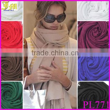 2014 Womens Fashion Wrap Scarf Wool Blends Soft Warm Long Large Tassels Shawl