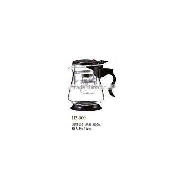 Glass coffee tea pot