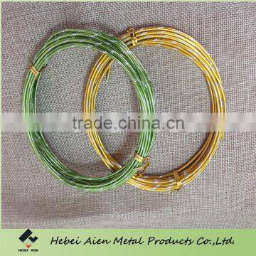 DIY colored aluminum wire