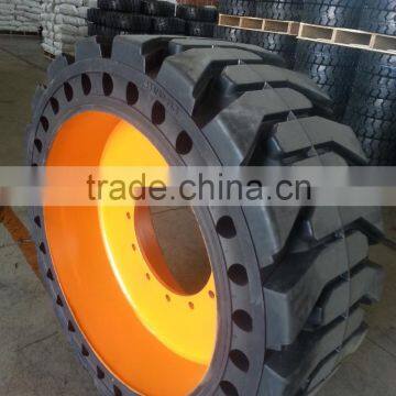 China Hot Sale Factory Price Top Quality Solid Tire12x16.5 33x12-20 Forklift Skid Steer Solid Tires With DOT, ECE, REACH, GCC photo-6
