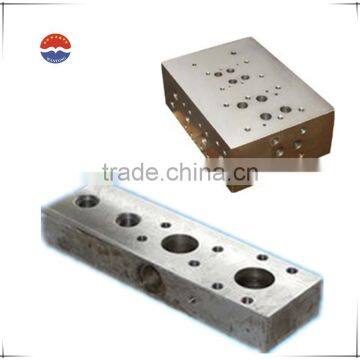 Hydraulic Central manifold block for hydraulic power pack