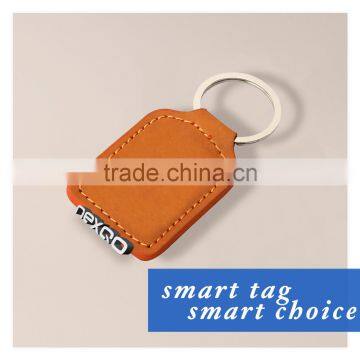 Custom Leather MIFARE Classic 1K rfid key fob