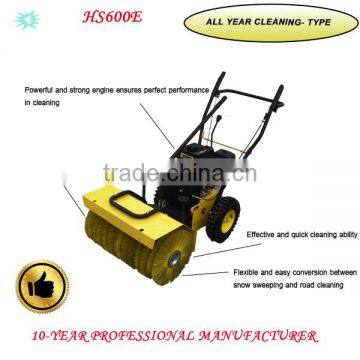 Floor Sweeper Machine Type and Electronic Industry Industry Used Floor Scrubbing Machine,6.5 HP Gasoline 60 cm Road Sweeper photo-3