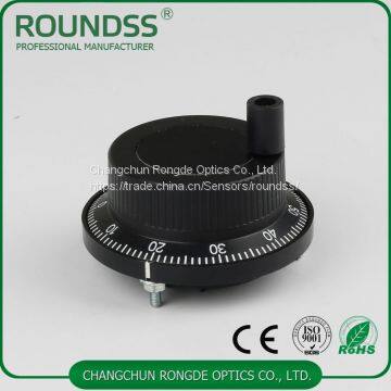 60mm Dia Plastic Black CNC Manaul Pulse Generator Handwheel for Siemens photo-4