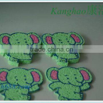 Compressed cellulose bath sponges for kids