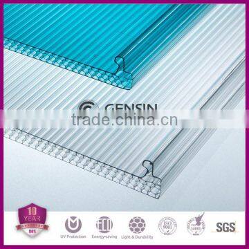 Honeycomb U-lock Polycaronate Hollow Sheet Solar Control Roofing System photo-4
