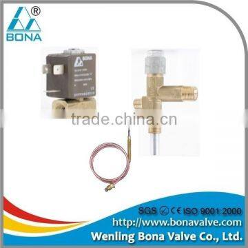 BONA VALVE ZCQ-20B & ZCQ-18B gas emergency shut off solenoid valve with the protector valve and thermocouple