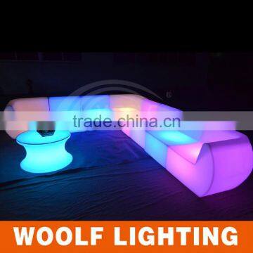 Rechargeable Plastic Modern LED Bar Sofa Furniture