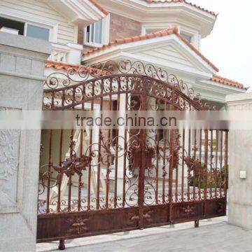 Bisini Luxury Main Gate Design, Royal House Iron Main Gate Design, Iron Main Gater