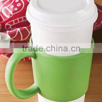 Drinkware ceramic mug silicone sleeve for Starbucks