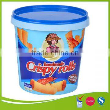 custom colorful food plastic container