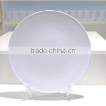 Dishwasher Safe White Polymer Plate For Sublimation