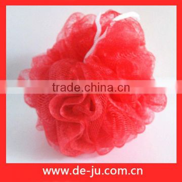 Body Cleaning Colorful Flower Plastic Bath Sponge