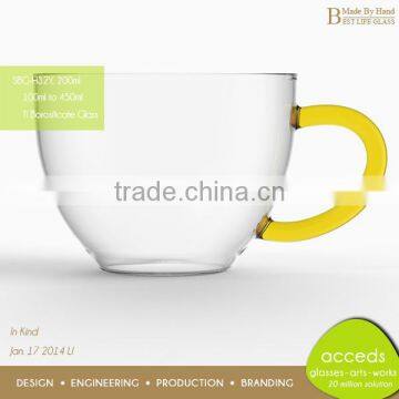 Dinkware Producer Heat Resistant Coffee Mug With Silicon Saucer photo-3