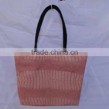 fashion PU tote bag with Alligator Pattern