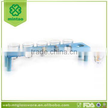 Glass Drinking Type High Quality Gold Decal Print Fancy Shot Glass photo-2