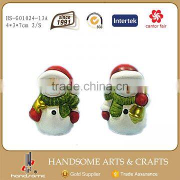 7cm Resin Christmas Product Decoration Chinese Supplies Sale Small Gift Item Snowman Figurines photo-5