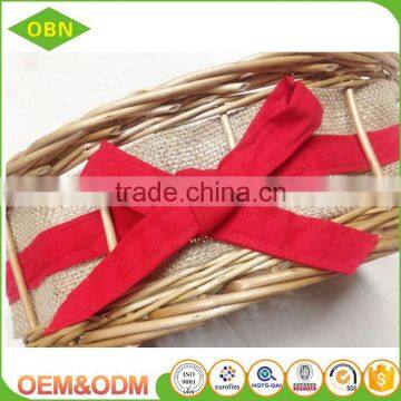 China Custom Decorative Fancy Christmas Empty Wicker Wholesale Spa Gift Baskets photo-4