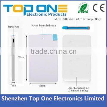 Best Promotion Gift OEM Custom Portable Slim Power Bank, Mobile Battery Charger photo-6