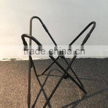 Living Room Furniture Iron K/D Metal Black Ottoman Butterfly Chair Frame photo-3