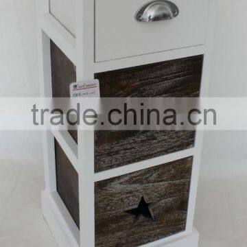Bathroom Cabinet Chest of Drawer Paulownia Cabinet photo-5
