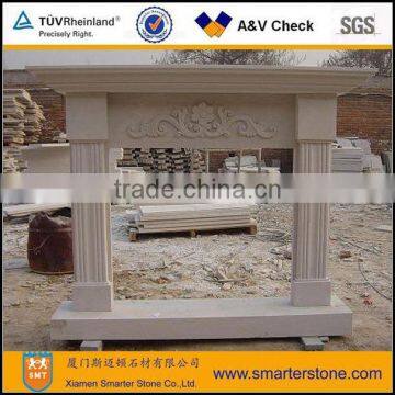 White Sandstone Fireplaces Mantel