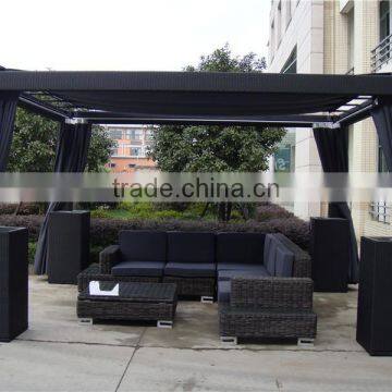 Outdoor Luxurious Rattan Pavilion Gazebo Garden Tent Supplies photo-3