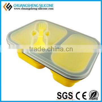 Food Grade Certified Reliable Silicone Lunch Box