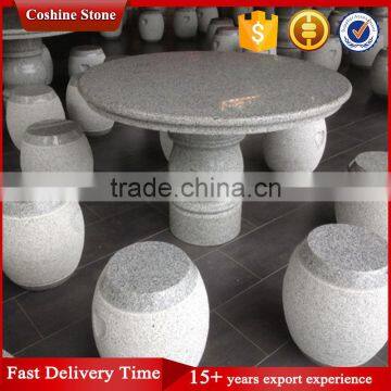 Cheap outdoor garden furniture stone table and chair