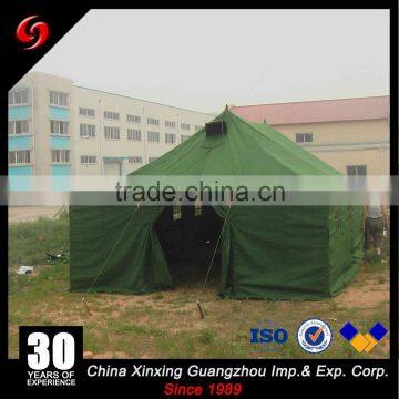 Waterproof 20 Persons Canvas Military Refugee Tent for Sale, With Rain-tight at 16mm/h Rainfall Intensity for 8 Hours photo-2