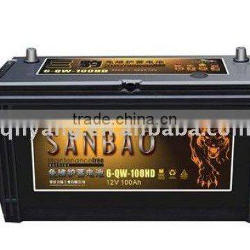 Car battery, Dry Charged car battery 200AH